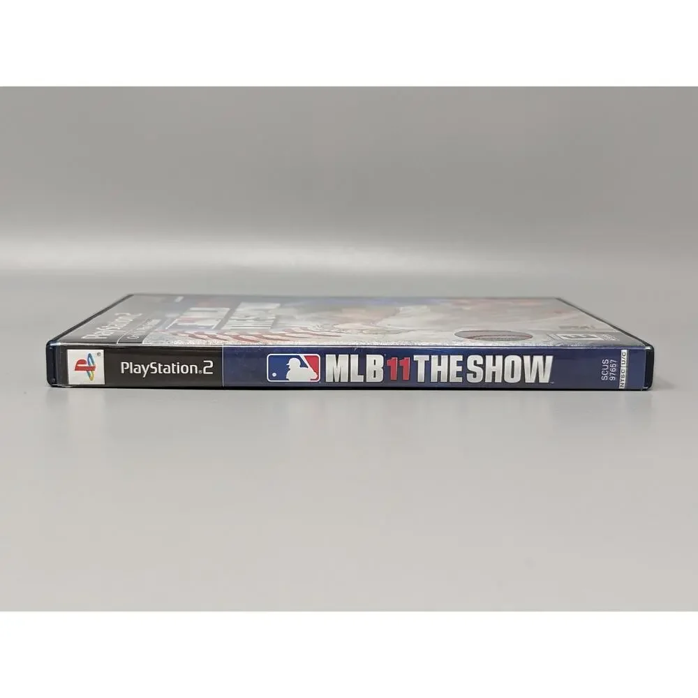 MLB 11 The Show PS2 PlayStation 2 Replacement Case & Manual Only No Game